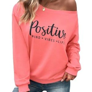 S M XL Positive Mind Vibes Life